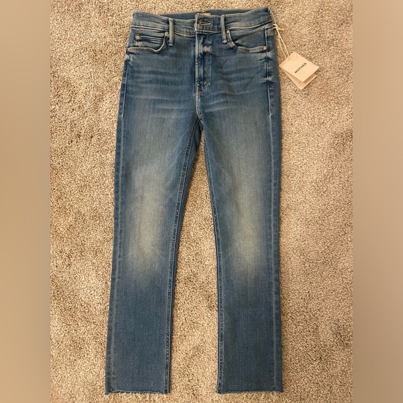 Mother Denim the mid rise dazzler ankle fray in riding the cliffside - Picture 12 of 16